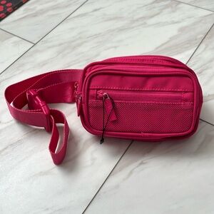 Calpak Pink Crossbody Bag with Vibrant Design